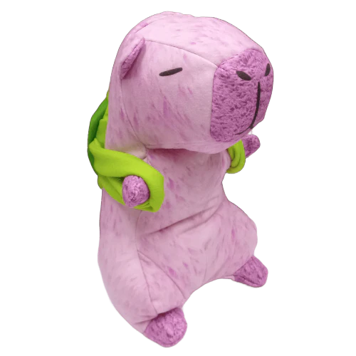 Peluche 3D - Capibara Carpincho Rosa (25 cm)