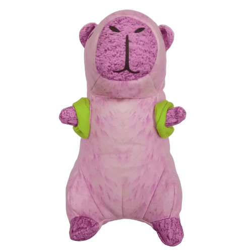 Peluche 3D - Capibara Carpincho Rosa (25 cm)