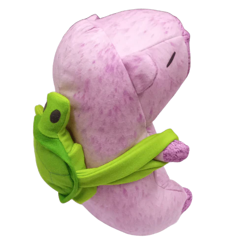 Peluche 3D - Capibara Carpincho Rosa (25 cm)