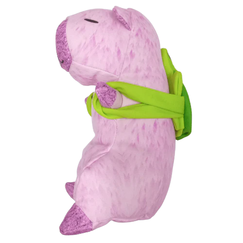Peluche 3D - Capibara Carpincho Rosa (25 cm)