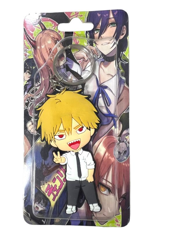 Llavero de goma 2D - Denji (2 opciones)