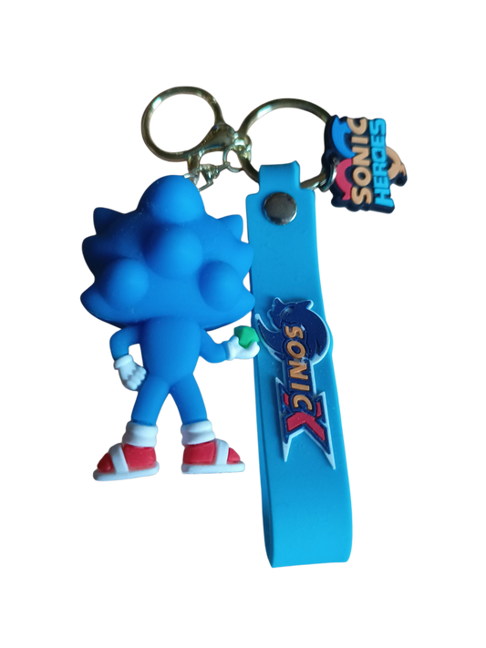Llavero de goma 3D - Sonic the hedgehog