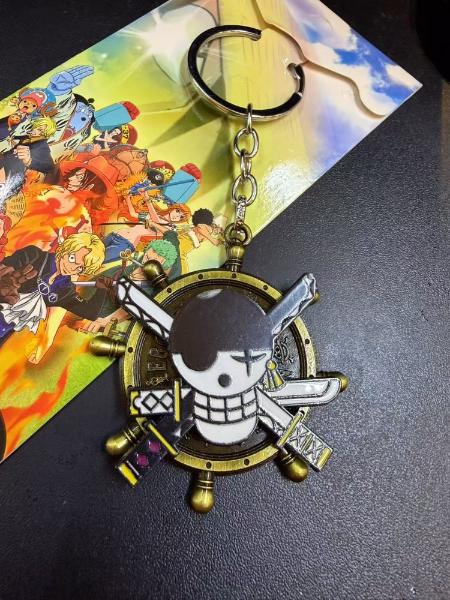 Llavero Spinner - Zoro Jolly Roger (metal)