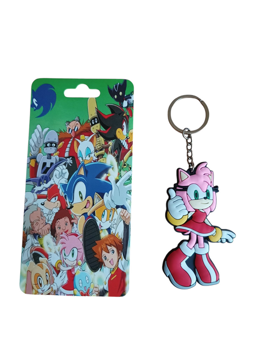 Llavero de goma 2D - Amy Rose
