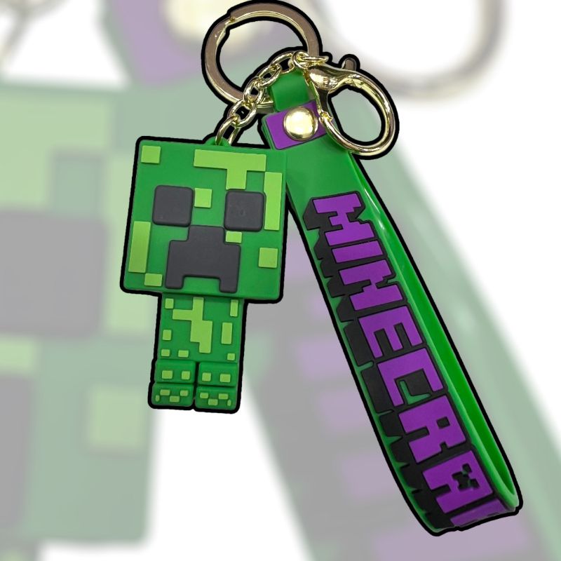 Llavero de goma 3D - Creeper