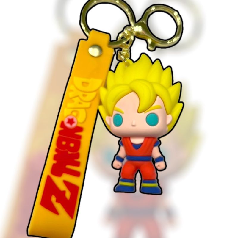 Llavero de goma 3D - Son Goku