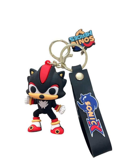 Llavero de goma 3D - Shadow the hedgehog