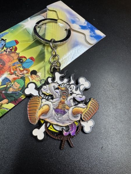 Llavero Spinner - Luffy Gear 5 (metal)