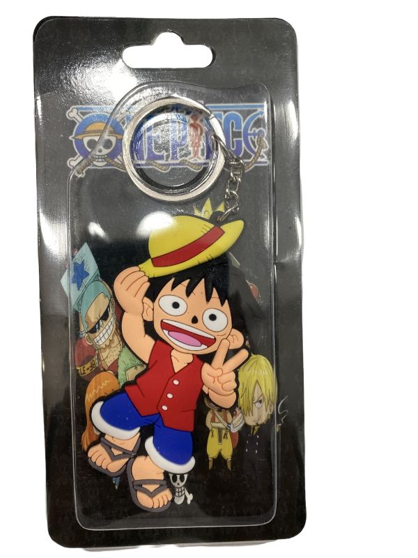 Llavero de goma 2D - Monkey D. Luffy (2 opciones)