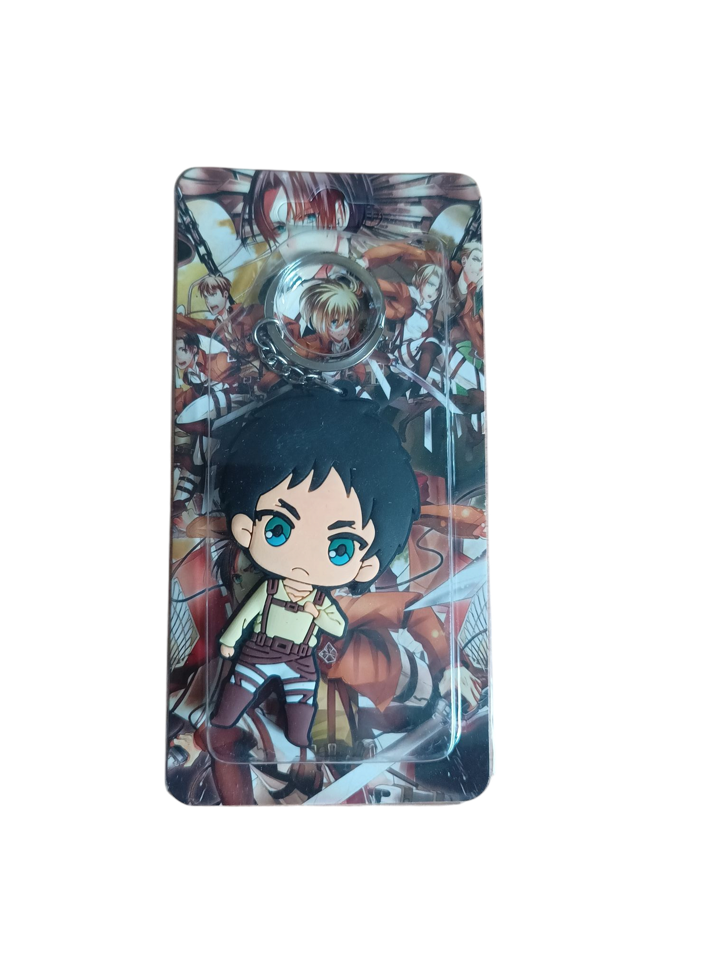 Llavero de goma 2D - Eren Yeager