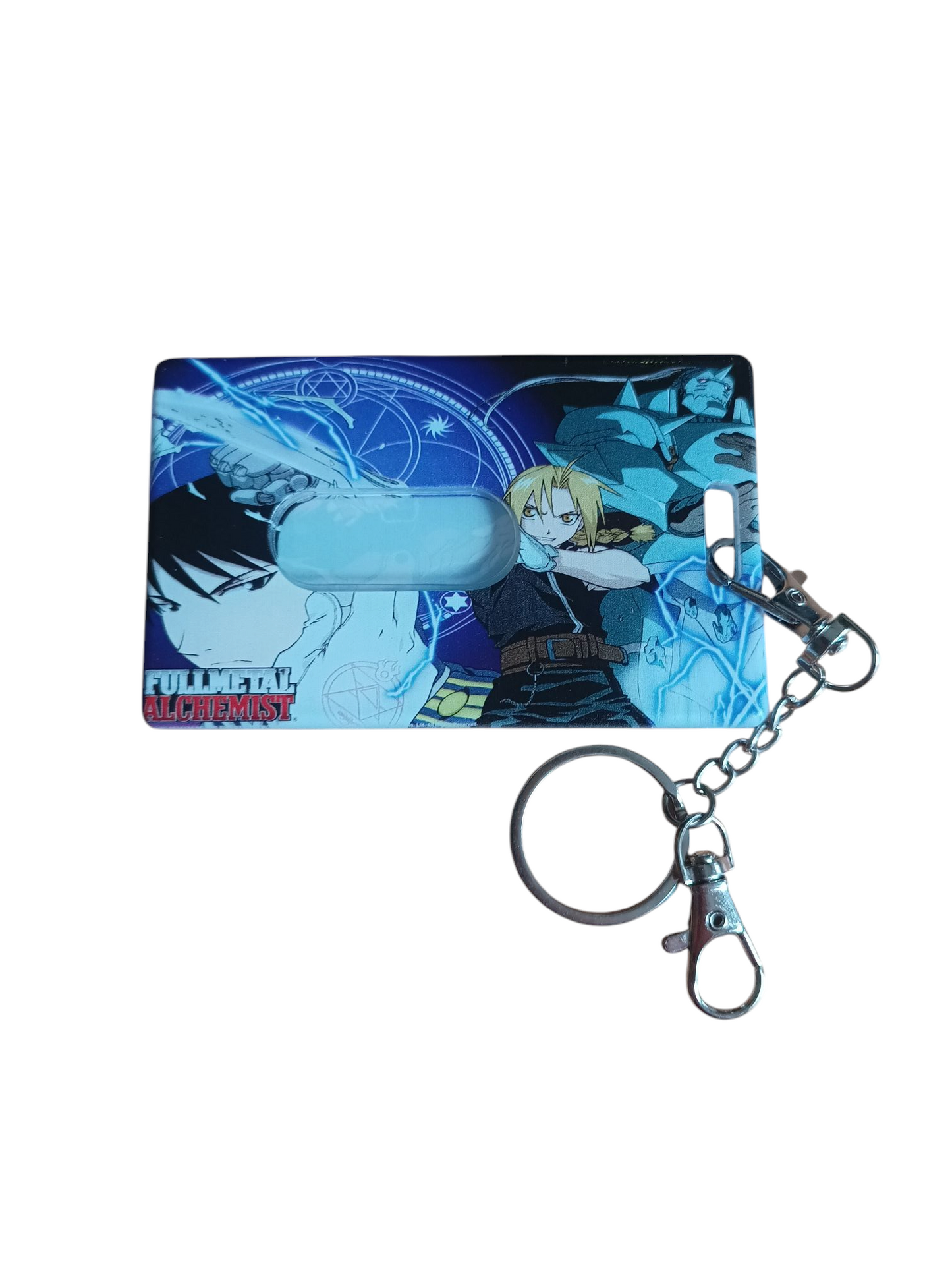 Porta SUBE llavero - Roy Mustang, Edward & Alphonse Elric
