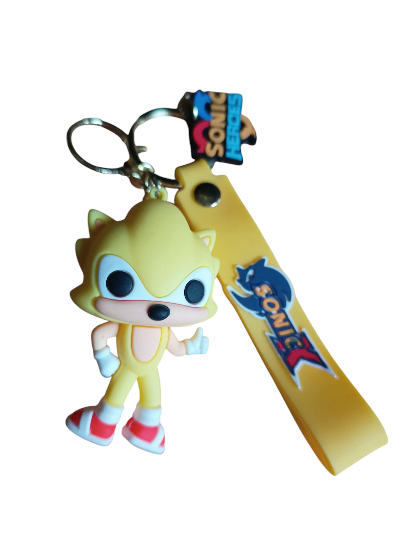 Llavero de goma 3D - Super Sonic