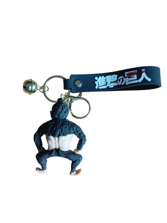 Llavero de goma 3D - Titan Bestia (Zeke Yeager)