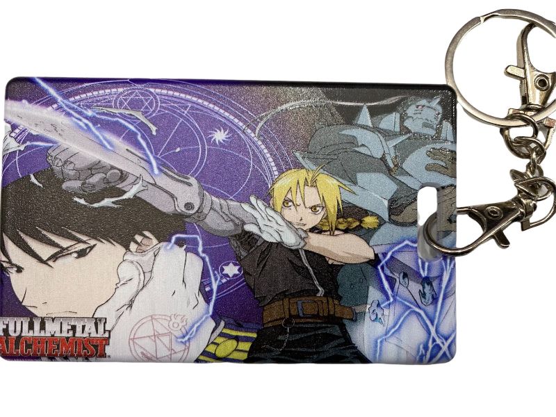 Porta SUBE llavero - Roy Mustang, Edward & Alphonse Elric