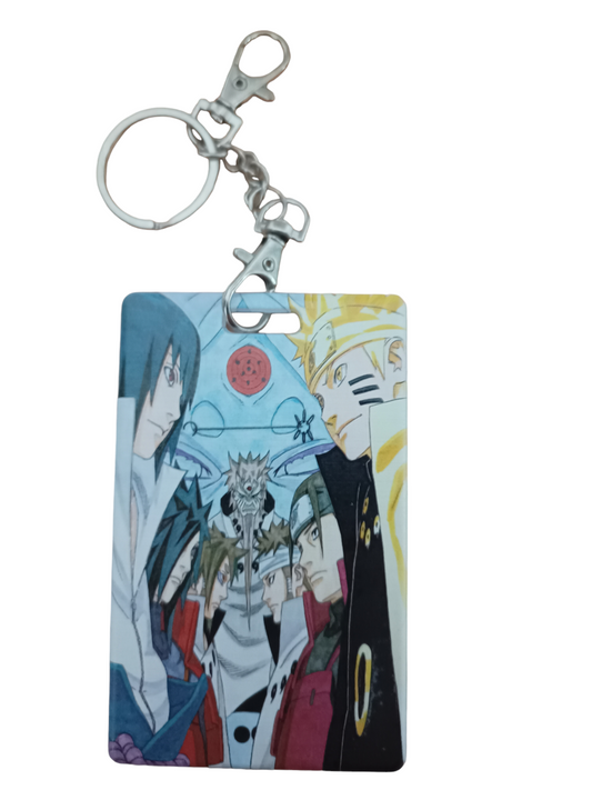 Porta SUBE llavero - Naruto, Sasuke & antecesores