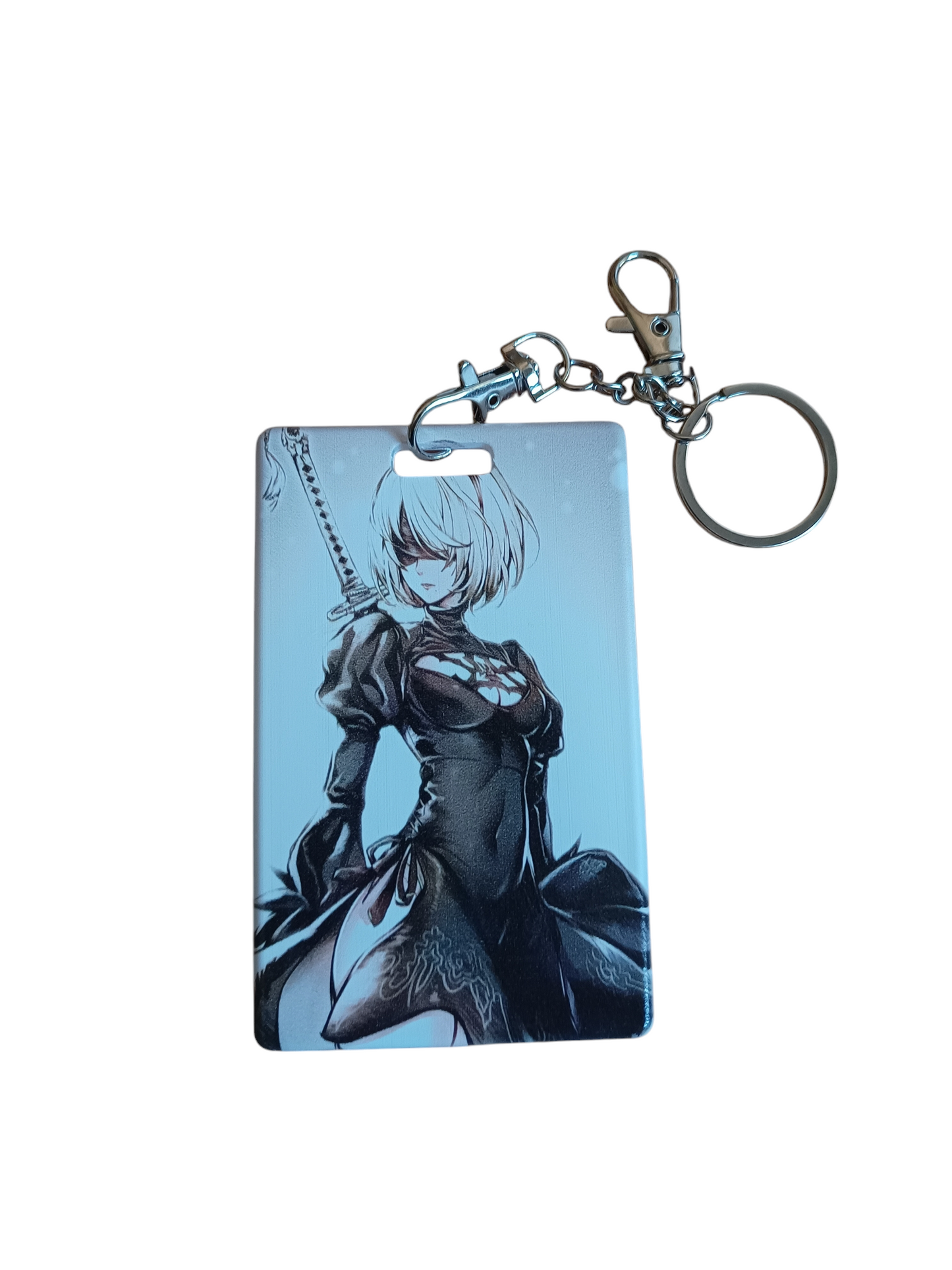Porta SUBE llavero - YoRHa N.º 2 Modelo B (2B)