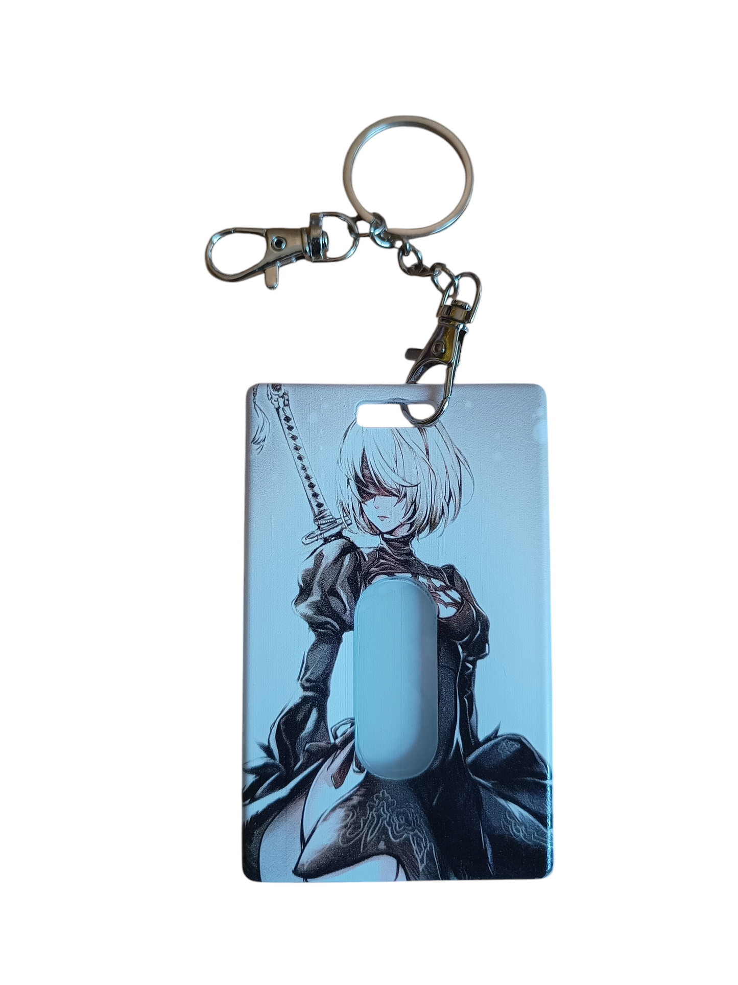 Porta SUBE llavero - YoRHa N.º 2 Modelo B (2B)