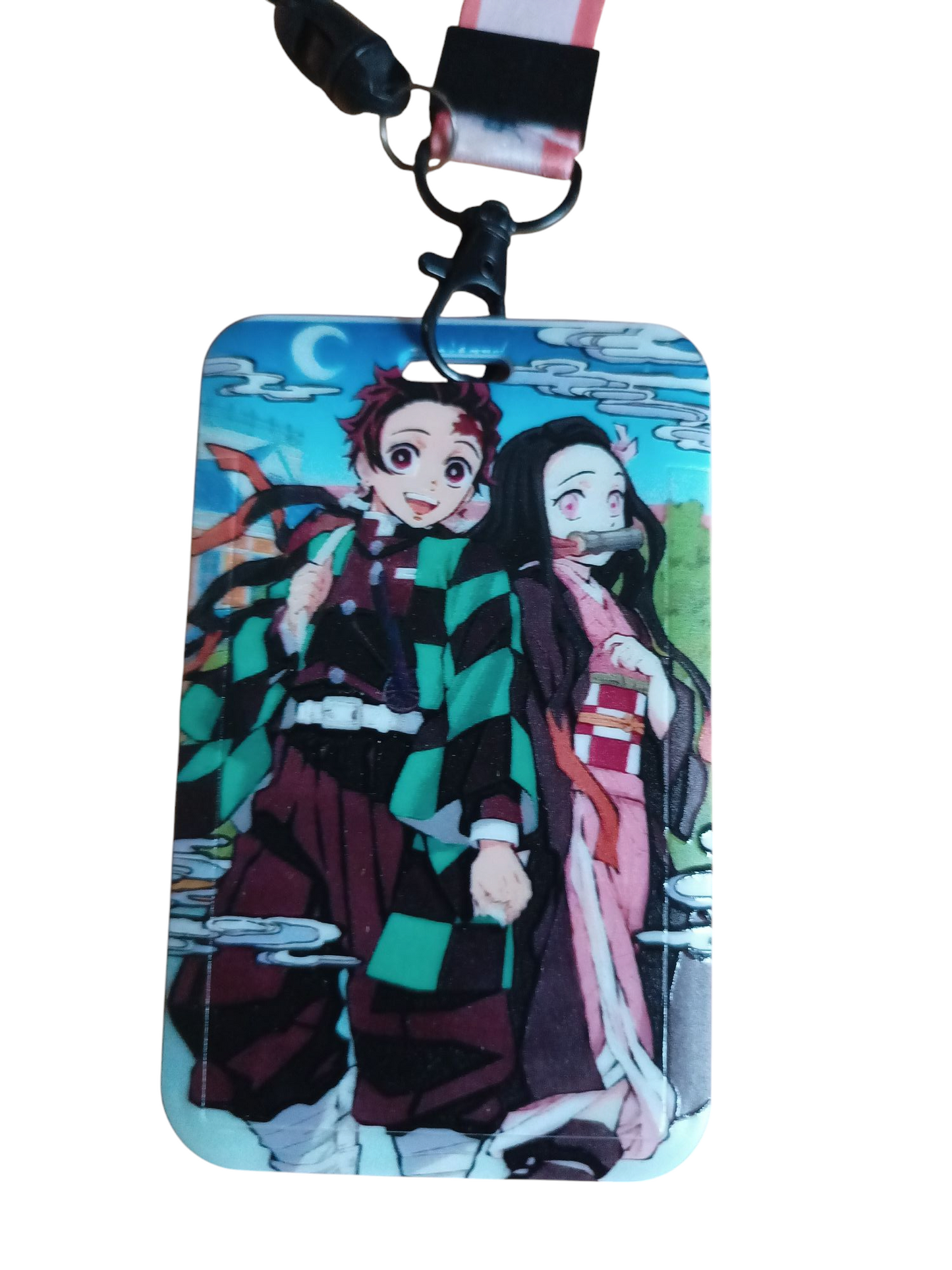 Porta SUBE correa - Tanjiro & Nezuko