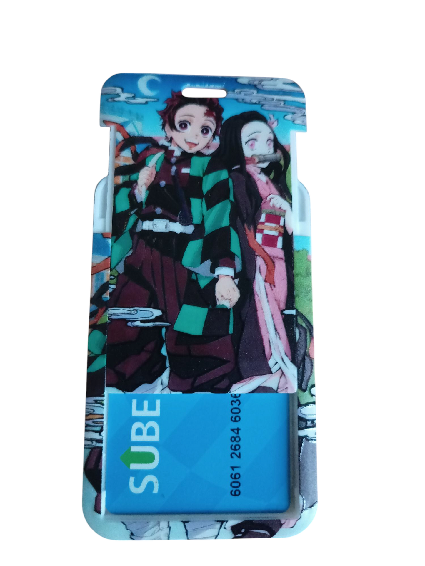 Porta SUBE correa - Tanjiro & Nezuko