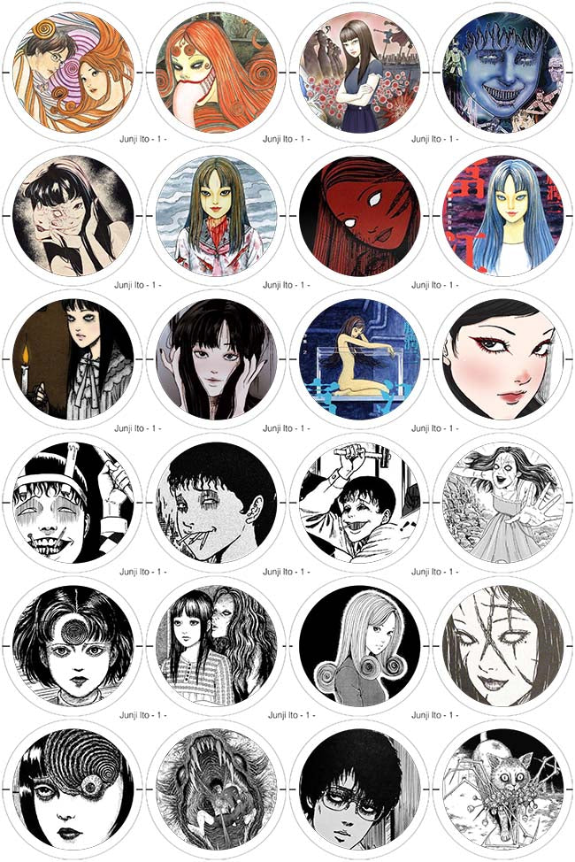 Junji Ito - 24 Pines de 56 mm