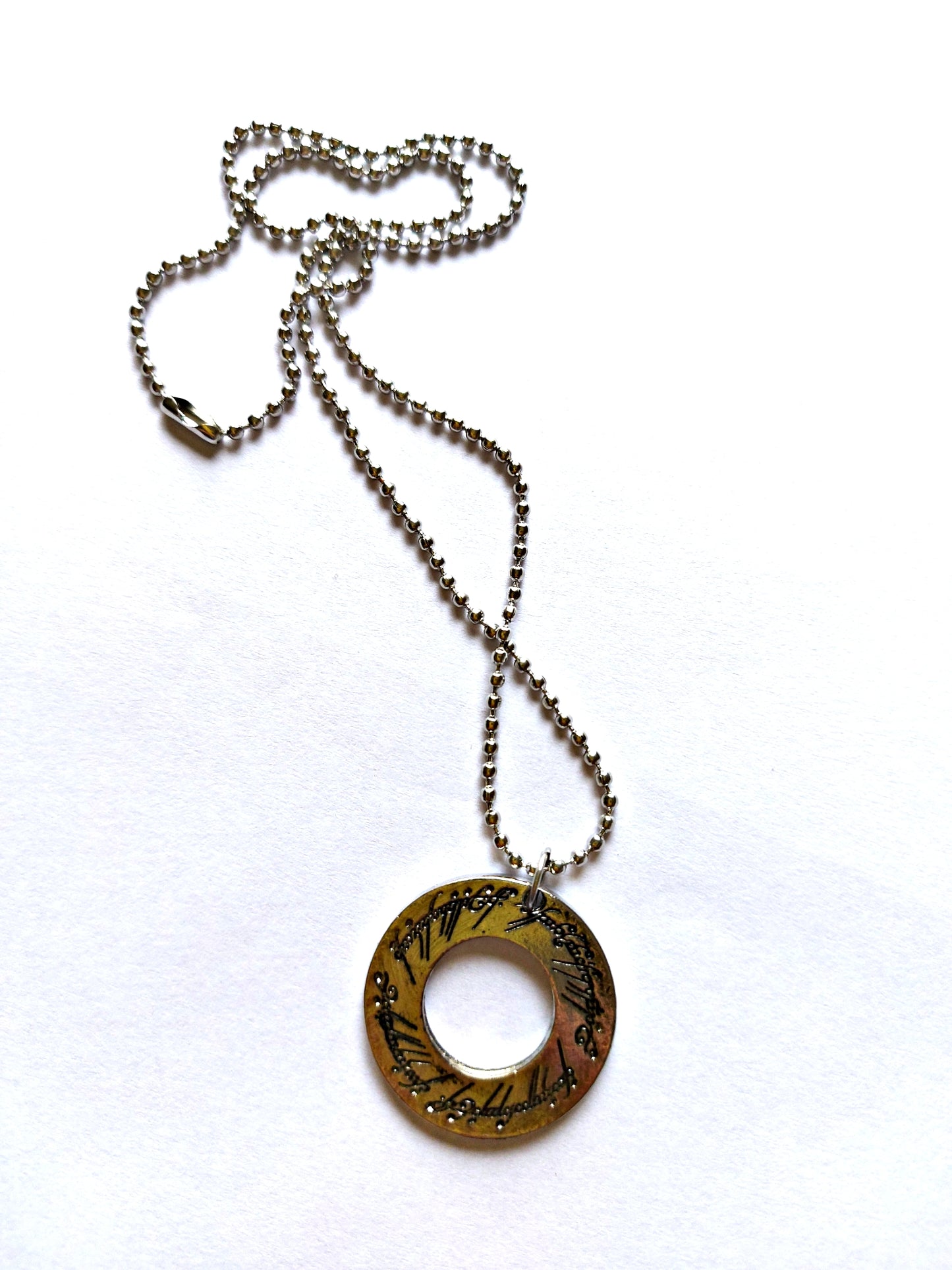 One Ring / Anillo Único (colgante o llavero)