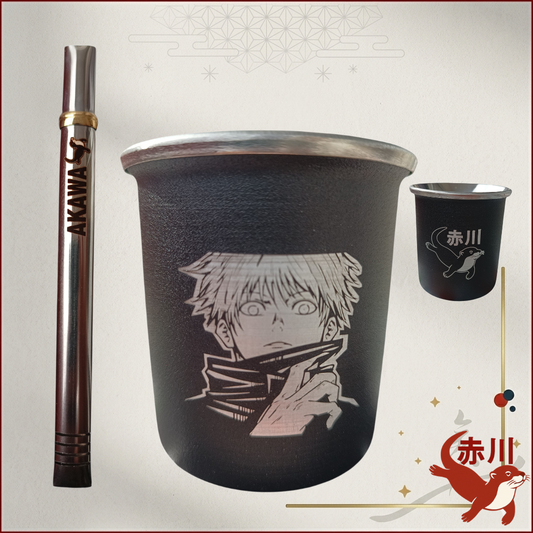 Mate Acero + bombilla - Satoru Gojo [AKAWA]
