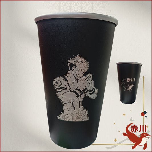Vaso Aluminio 1L - Ryomen Sukuna [AKAWA]