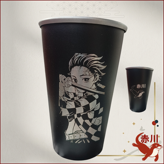 Vaso Aluminio 1L - Tanjiro Kamado [AKAWA]