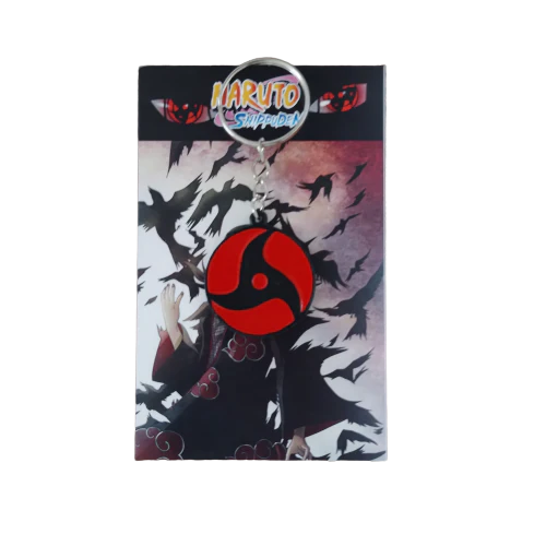 Mangekyo Sharingan Itachi / Sharingan 3 aspas (colgante o llavero)