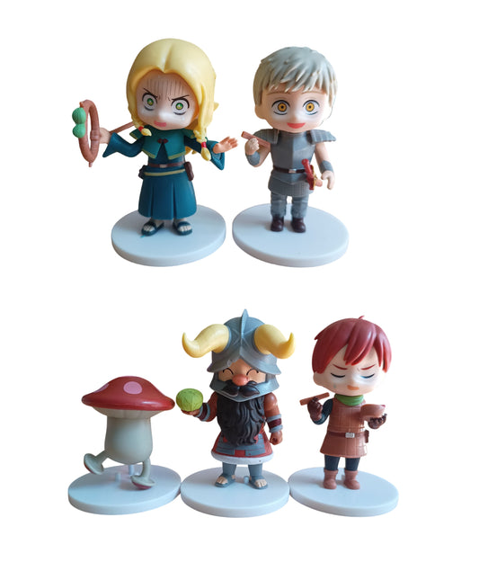 Figura - Dungeon Meshi set de 5 de 10 cm (set completo)