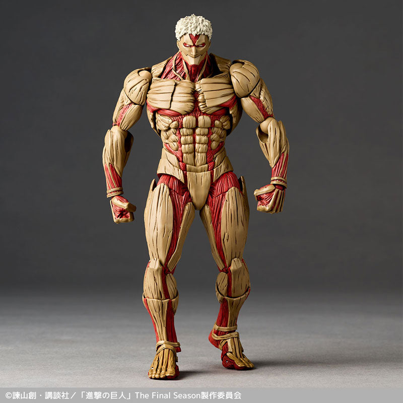 (Pre-Venta) Revoltech Amazing Yamaguchi - Armored Titan (Reiner Braun)