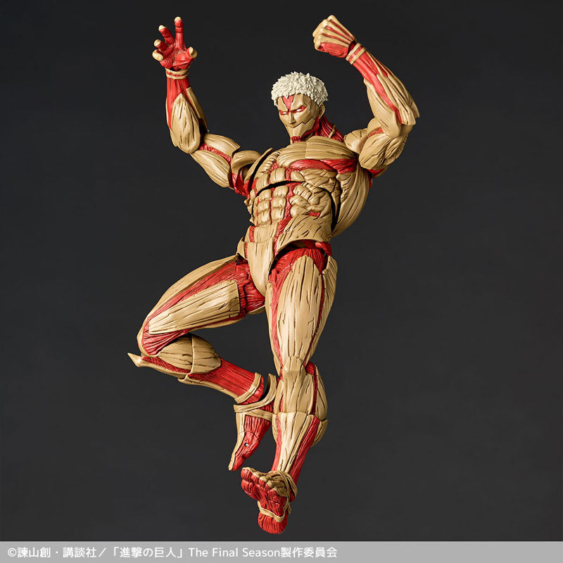 (Pre-Venta) Revoltech Amazing Yamaguchi - Armored Titan (Reiner Braun)