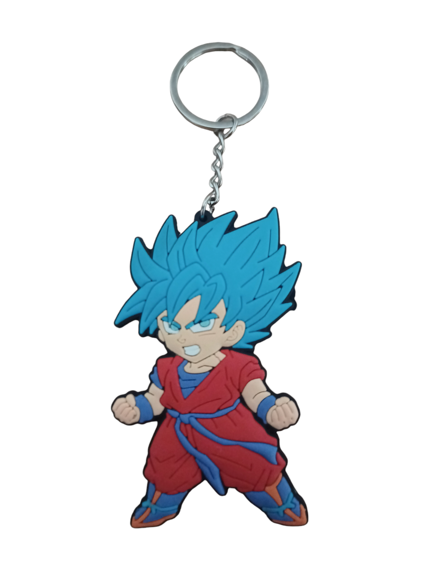 Llavero de goma 2D - Goku super saiyan blue