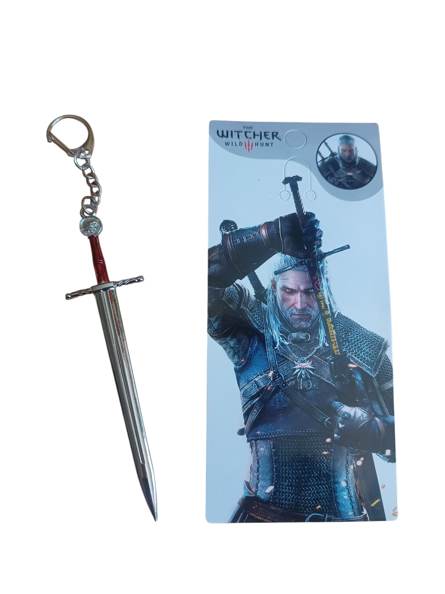 Llavero - Espada de acero de Geralt de Rivia