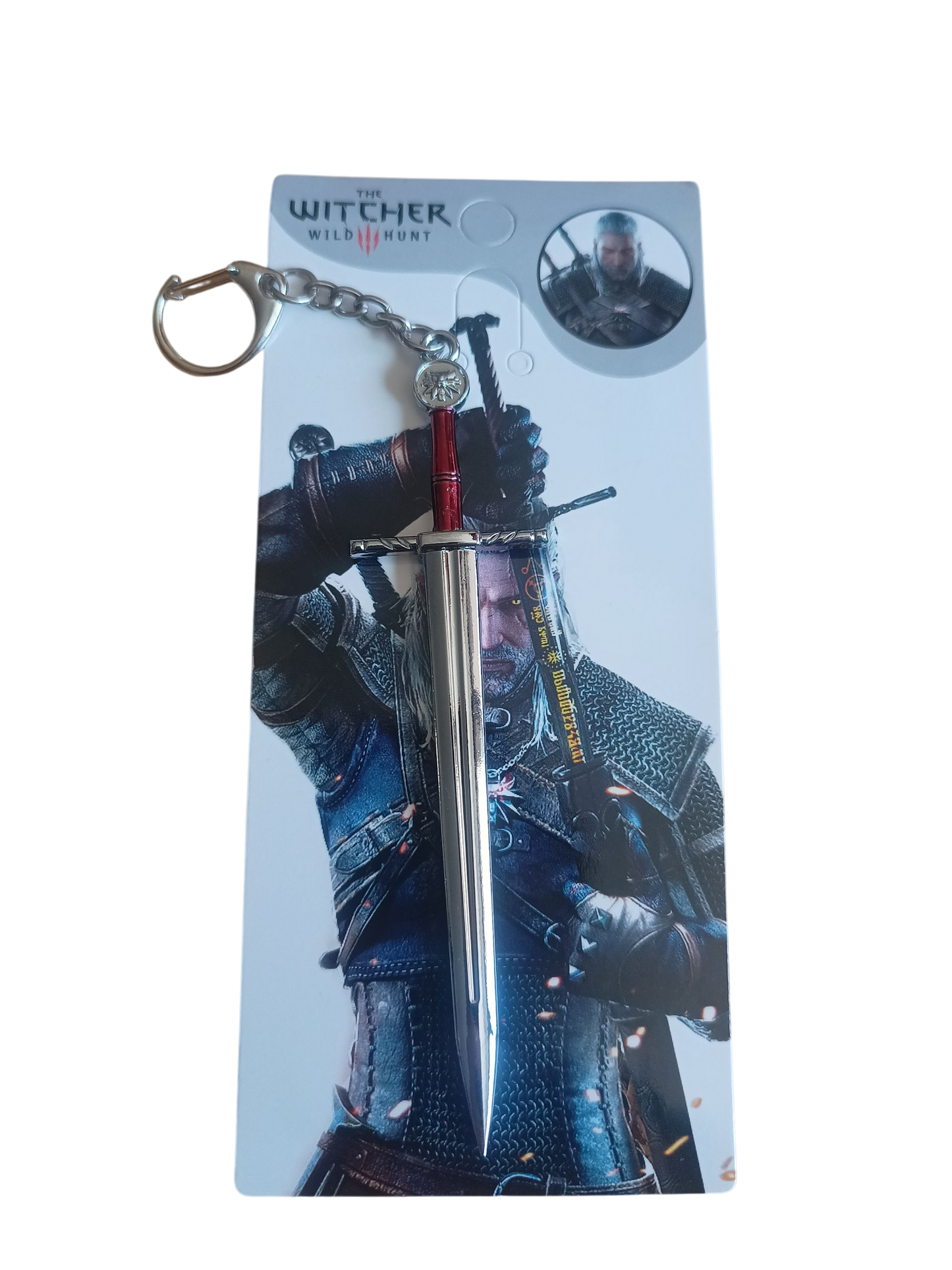 Llavero - Espada de acero de Geralt de Rivia