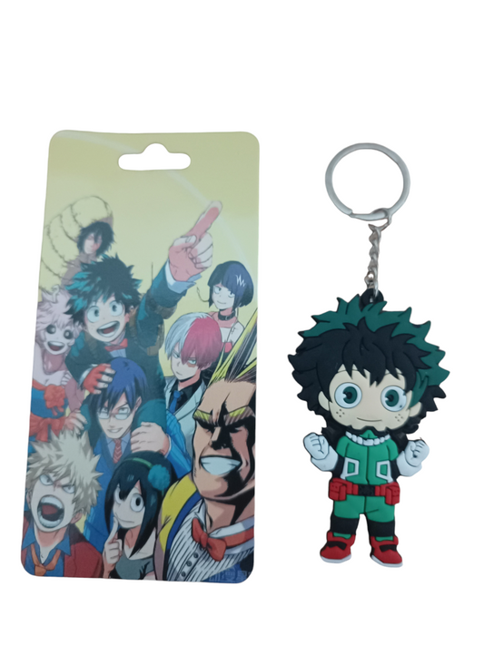 Llavero de goma 2D - Izuku Midoriya (Deku)