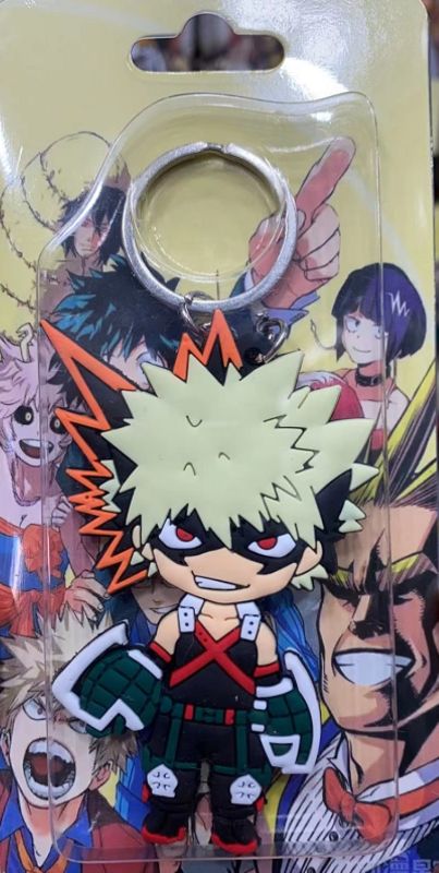 Llavero de goma 2D - Katsuki Bakugo (Dynamight)