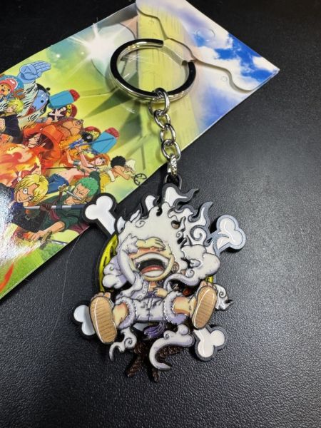 Llavero Spinner - Luffy Gear 5 (metal)