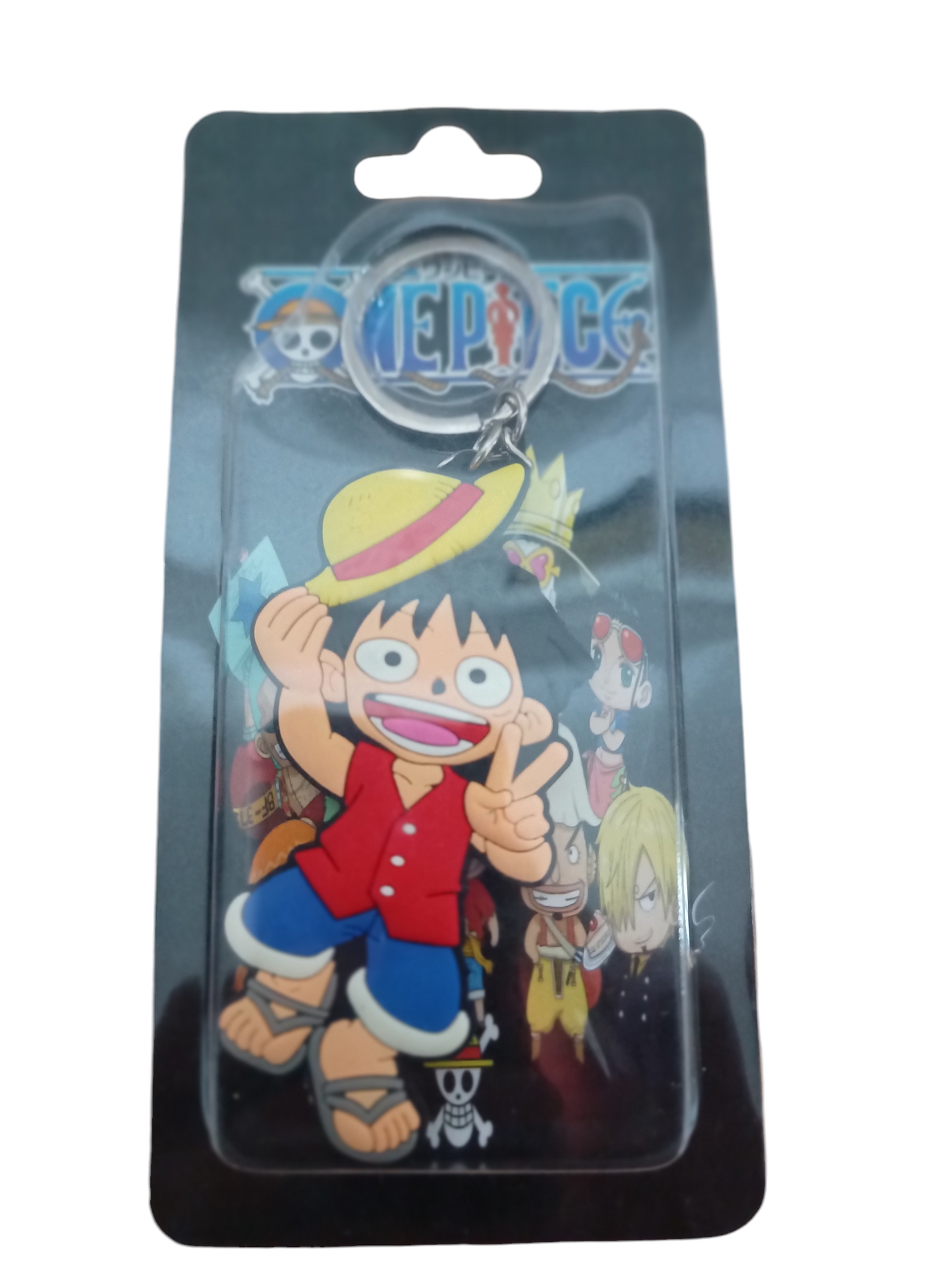 Llavero de goma 2D - Monkey D. Luffy