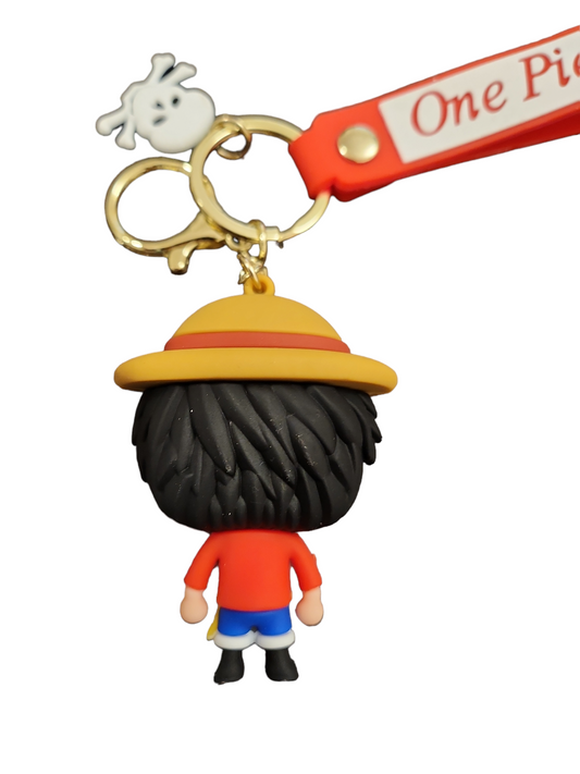 Llavero de goma 3D - Monkey D. Luffy