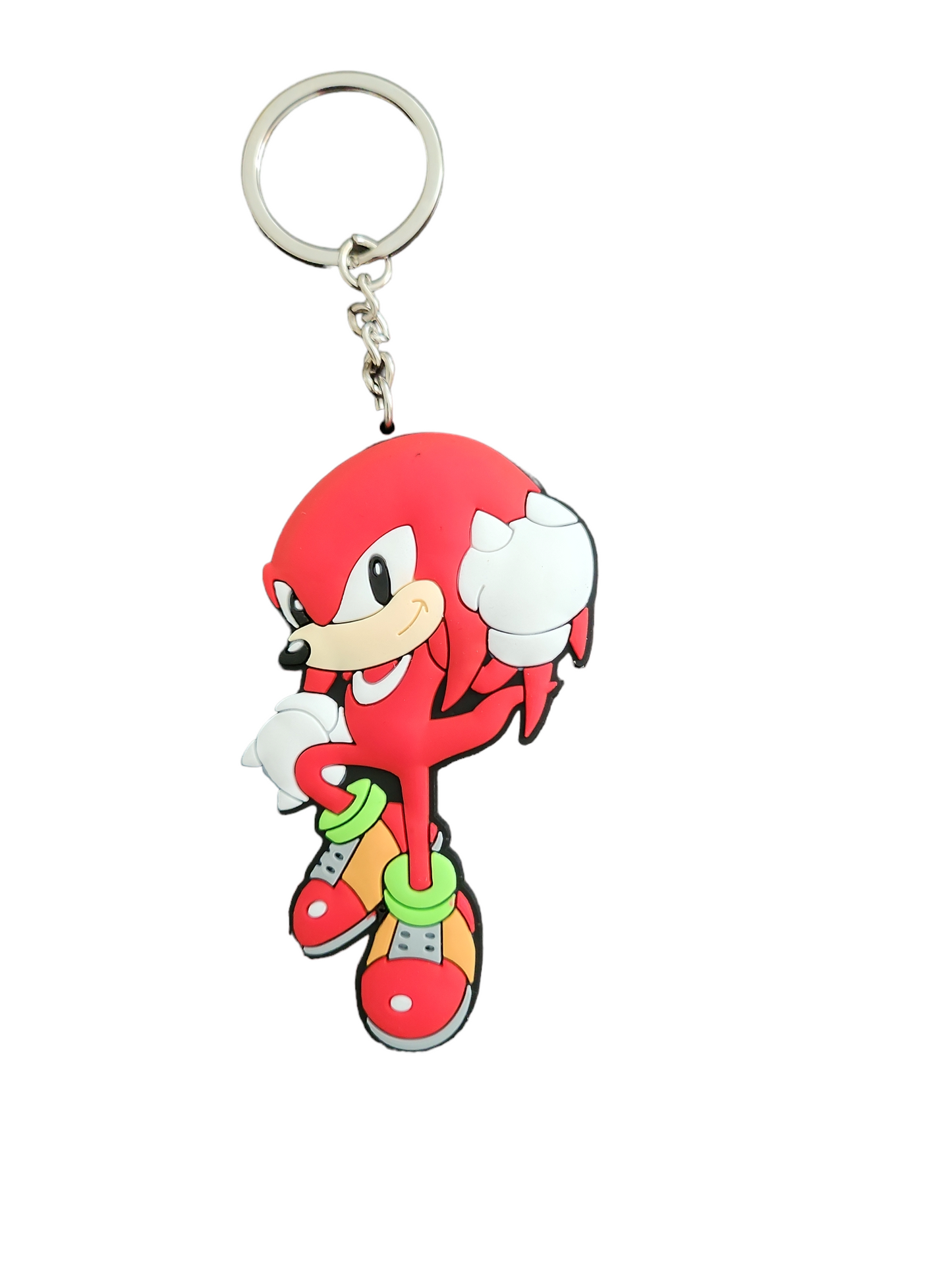 Llavero de goma 2D - Knuckles