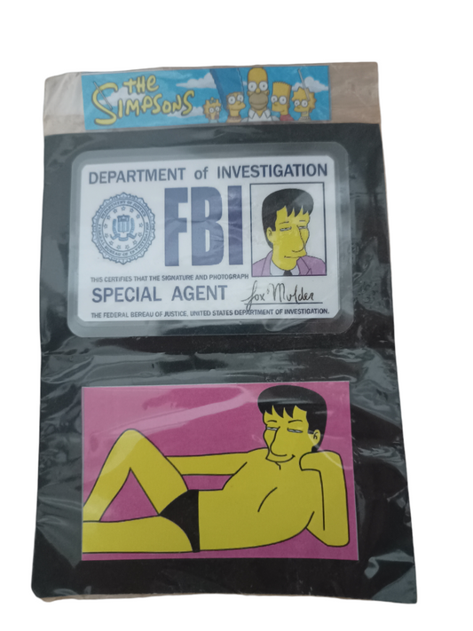 Credencial - Fox Mulder (ver. Los Simpsons)