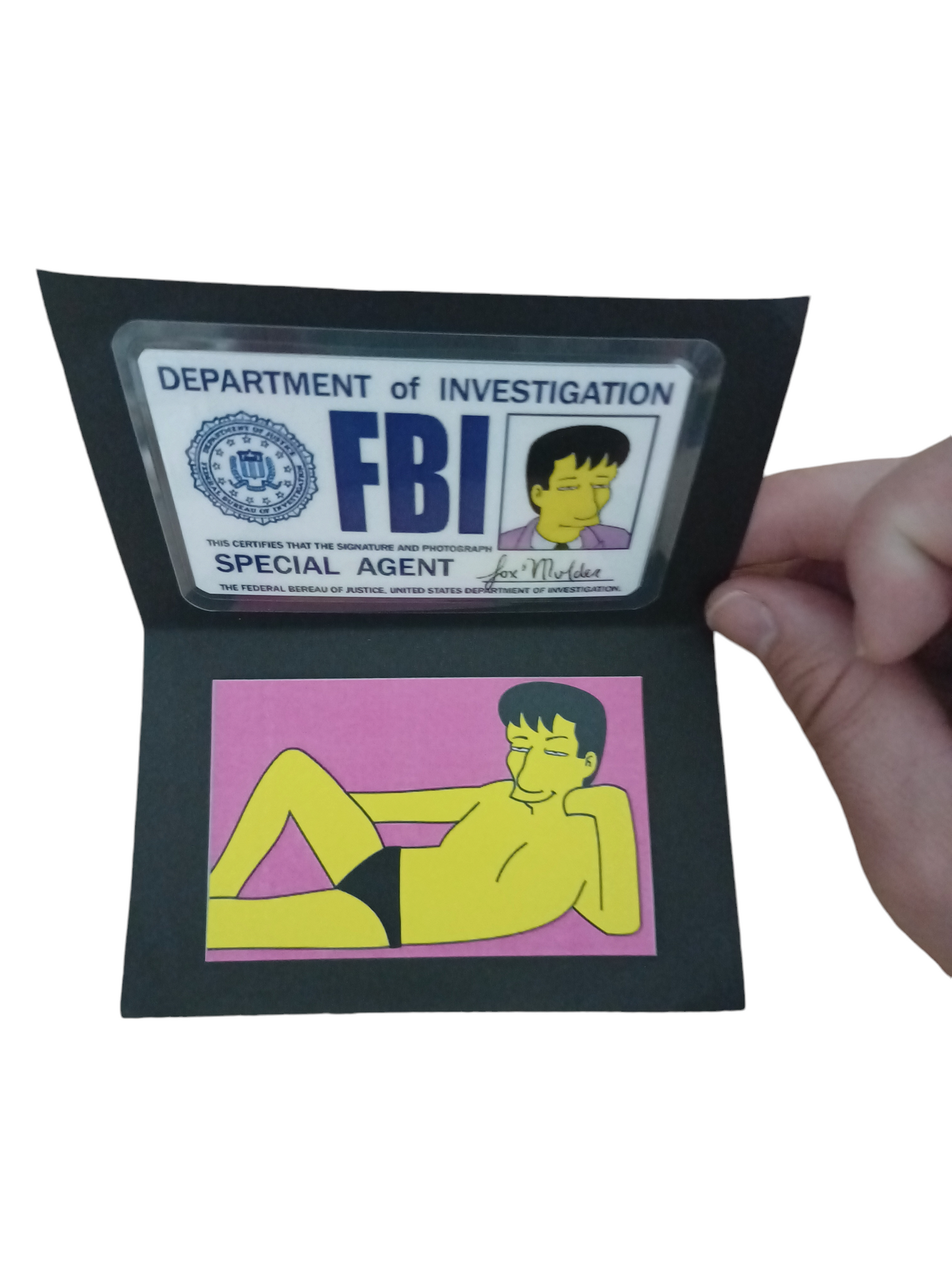 Credencial - Fox Mulder (ver. Los Simpsons)