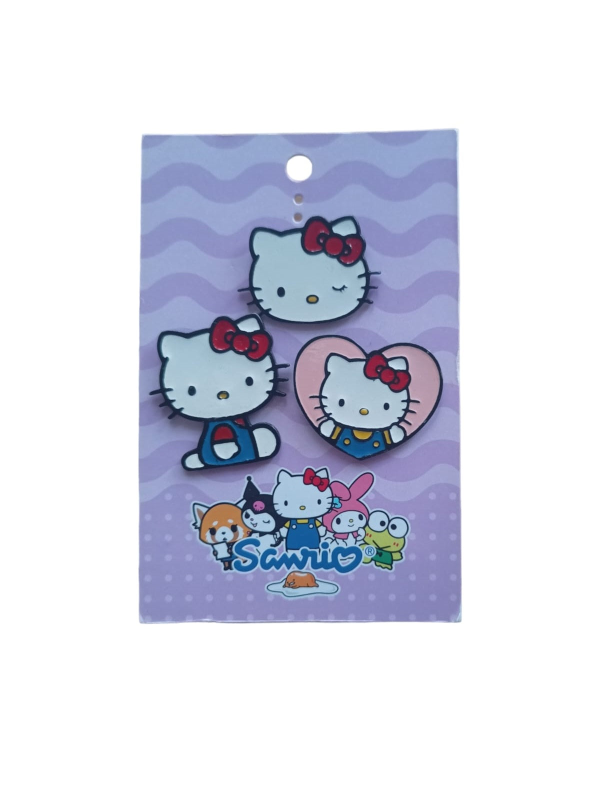 Set de 3 pin (prendedores) - Hello Kitty mod. A