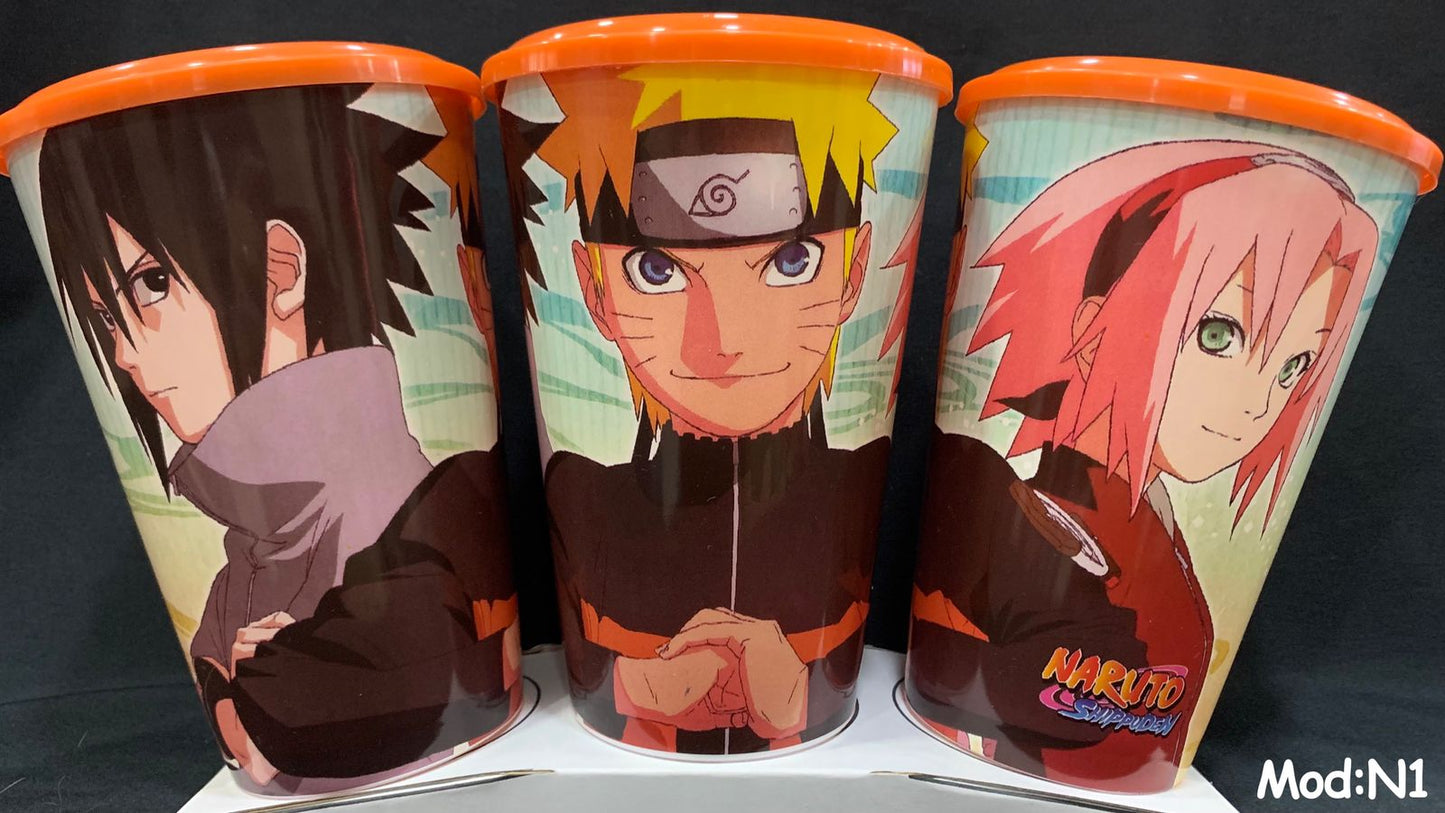 Vaso con sorbete Naruto (varios modelos)