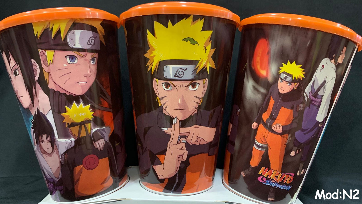 Vaso con sorbete Naruto (varios modelos)