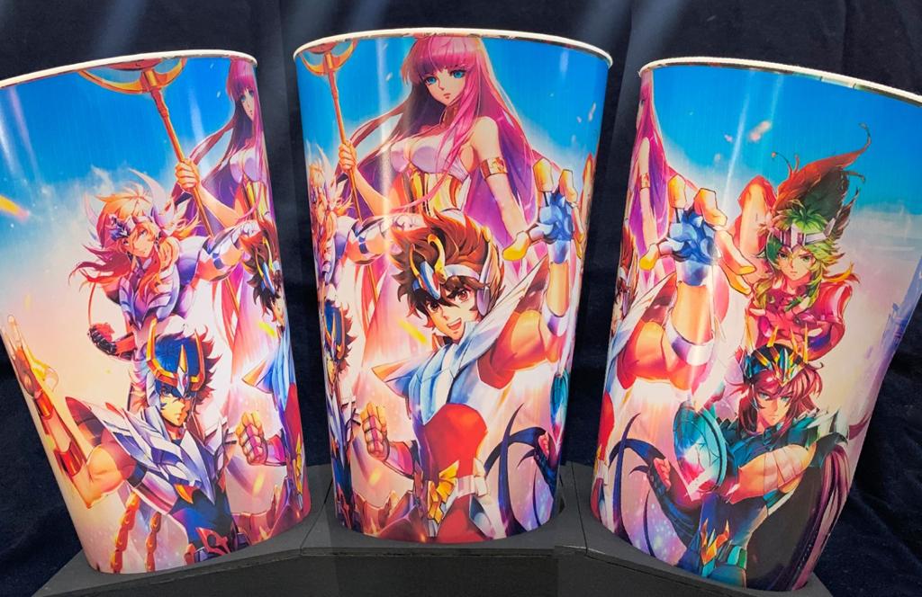 Vaso con sorbete Saint Seiya