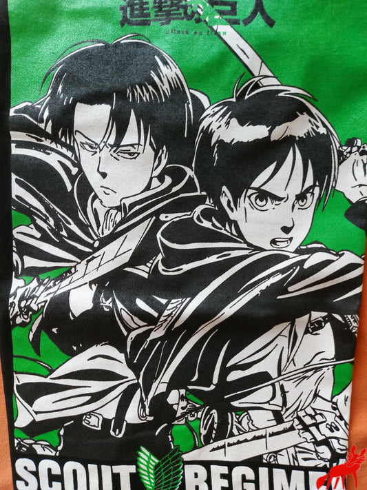 Remera serigrafía - Levi & Eren