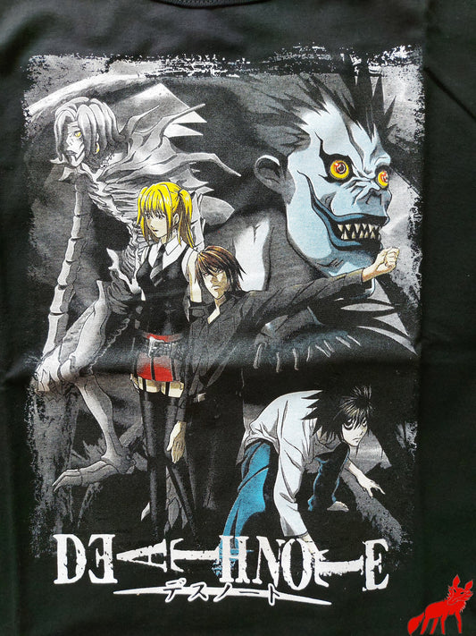 Remera serigrafía - Death Note (protagonistas)