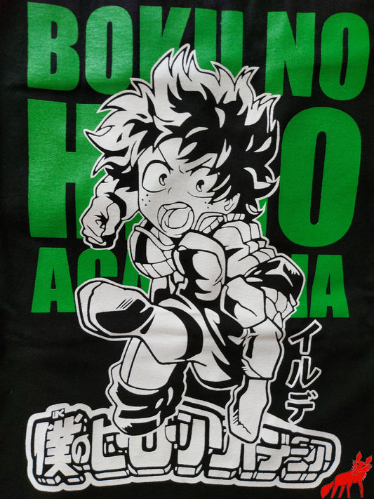 Remera serigrafía - Izuku Midoriya (Deku)